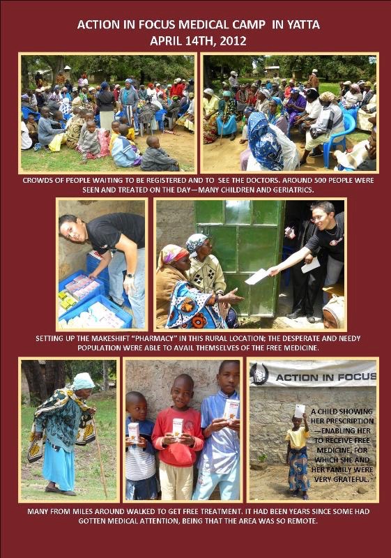 During this medical camp around 500 people were seen and treated on the day – Many children and geriatrics.